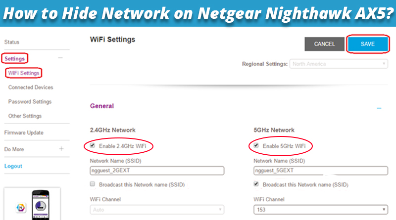 Hide Network on Netgear Nighthawk AX5